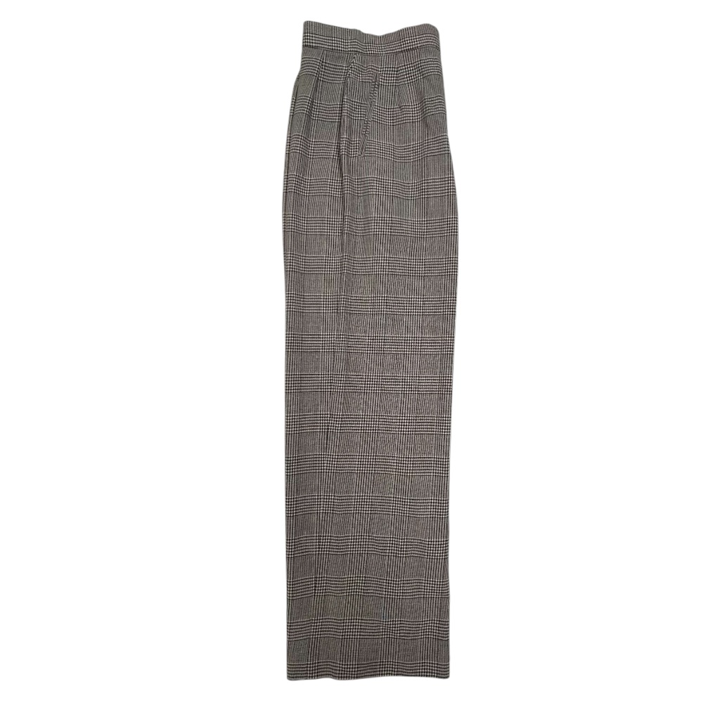 Vintage Made in Italy Giorgio Armani El Collezioni Houndstooth Wool Dress Pants - Picture 4 of 8